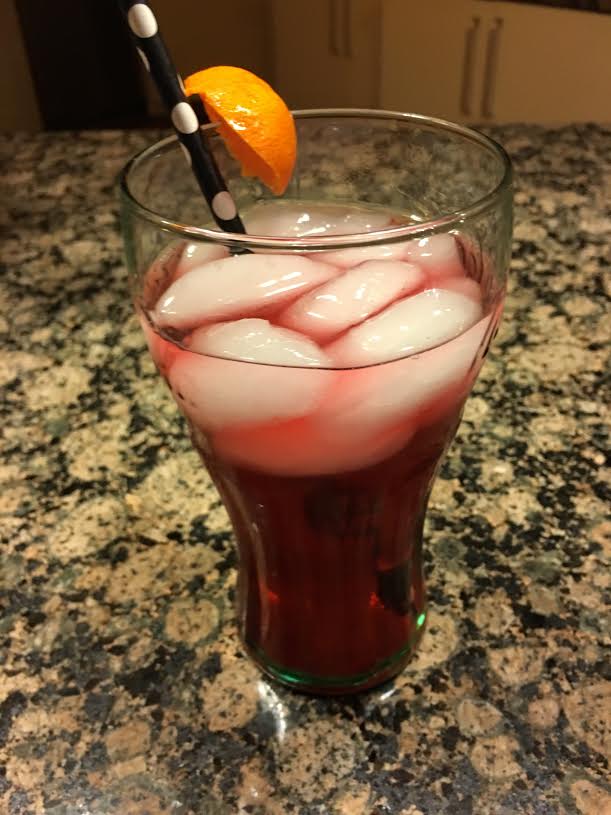 iced tea with ice and citrus