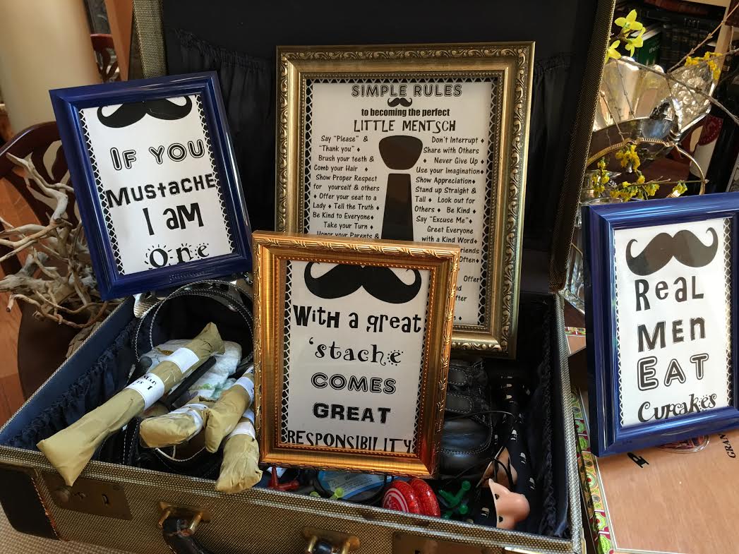 Simple Table Props for Ju-Ju’s Little Man Party