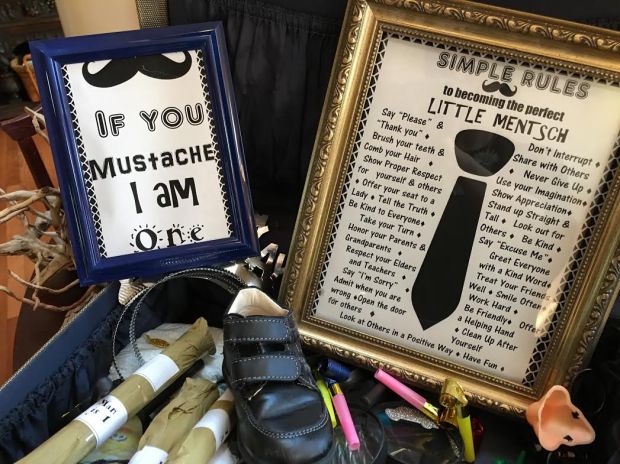 little man party signs