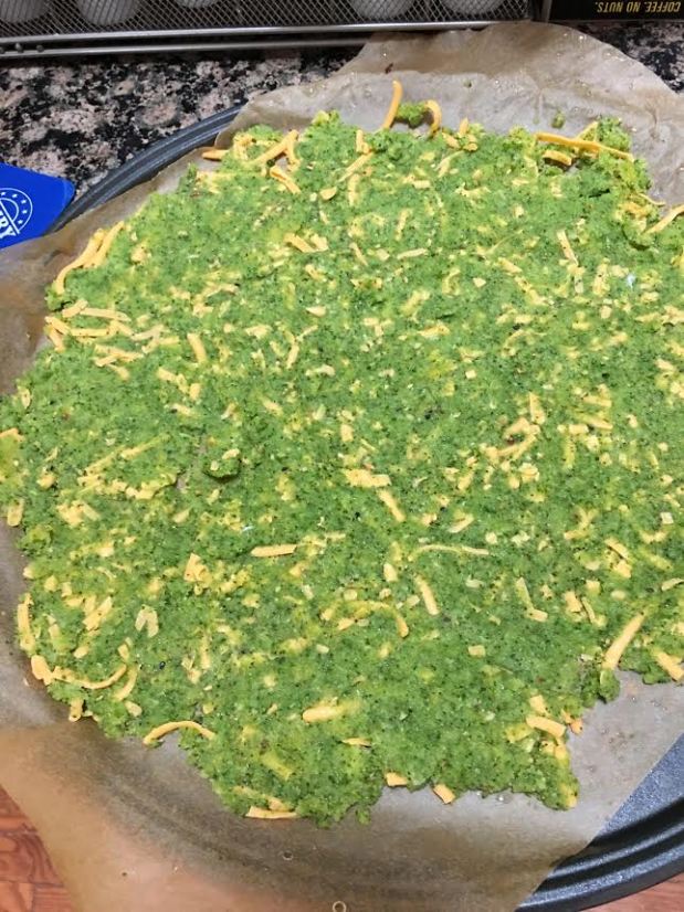 brocolli pizza crust-unbaked
