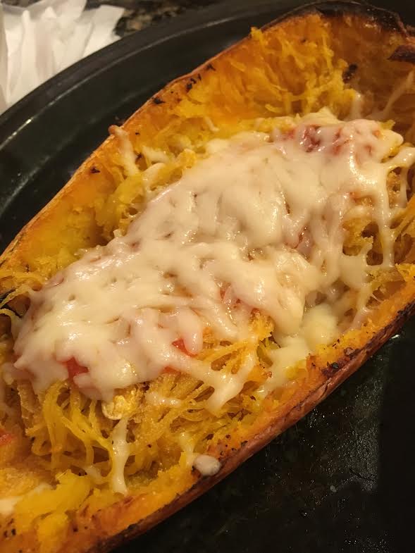 spaghetti squash in shell
