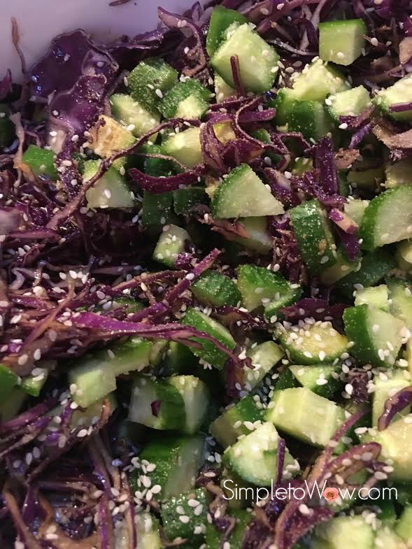 Asian Red Cabbage Salad…Simple and Wow