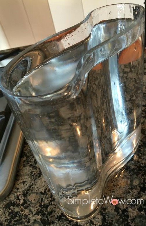 last week's roses vase only