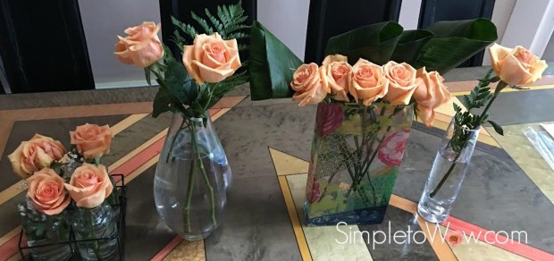 roses-four different ways