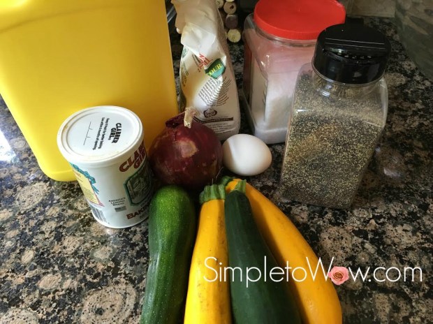 zucchini kugel-ingredients