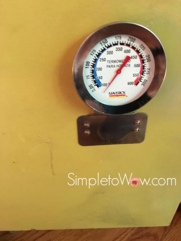 diy kids kitchen-oven thermometer