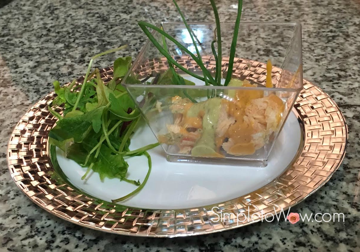 Salmon Terrarium Appetizer