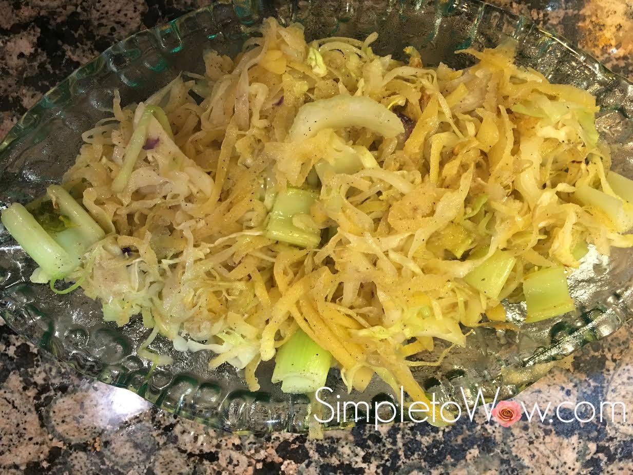 Simple Rutabaga and Celery Saute