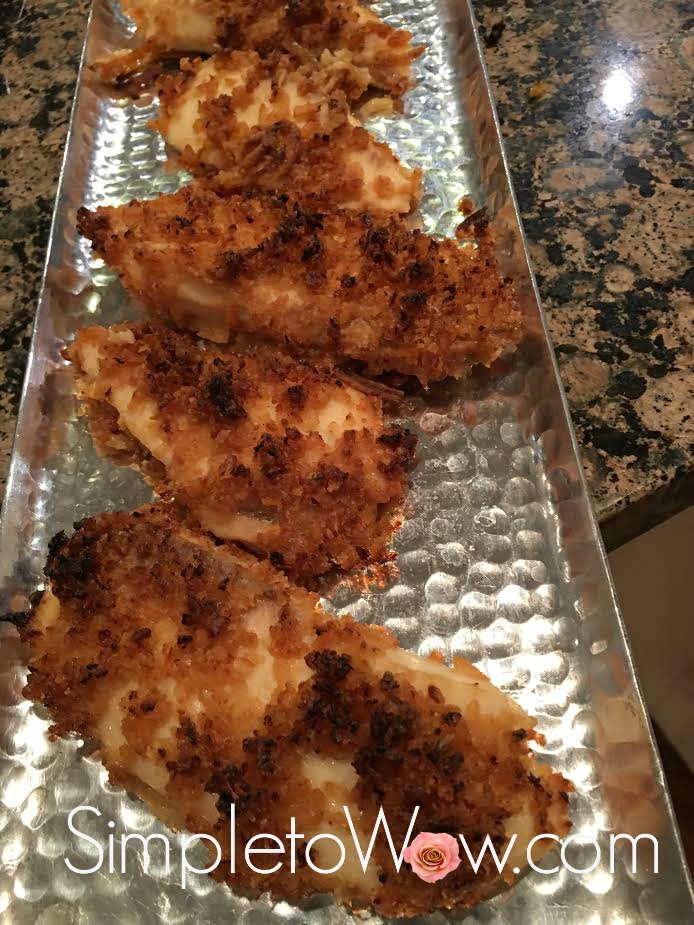 Onion-Battered Baked Tilapia