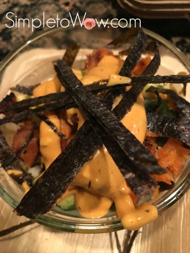 individual sushi salad