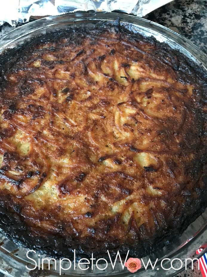 Davida’s Awesome Potato Kugel