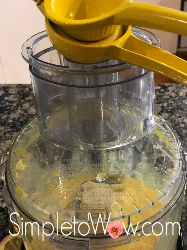 pesach lemon curd in food processor
