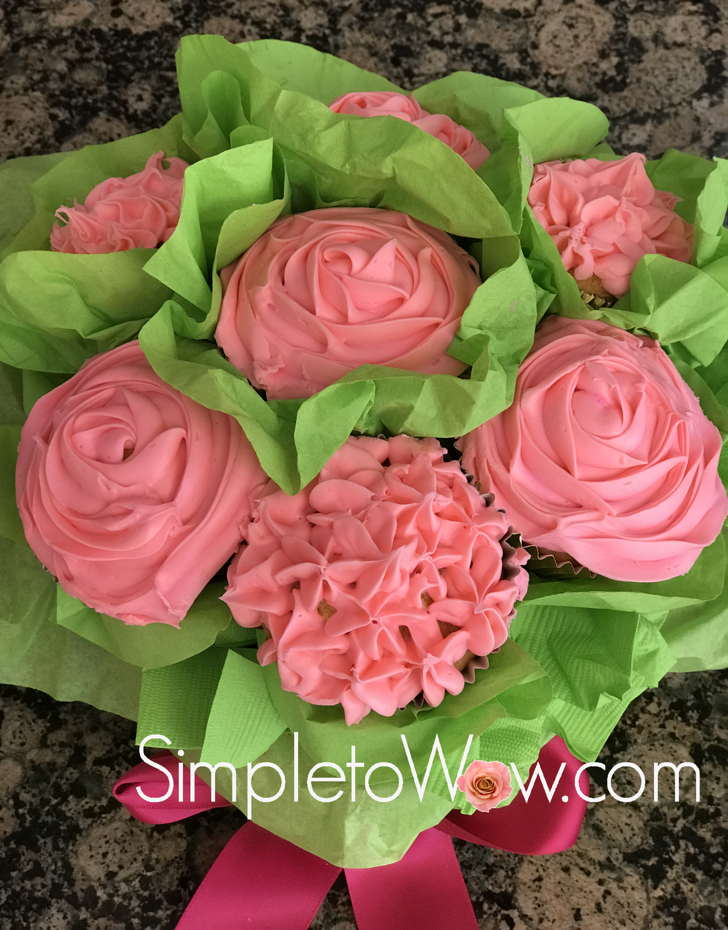 A Bouquet of Cupcakes with Purpose